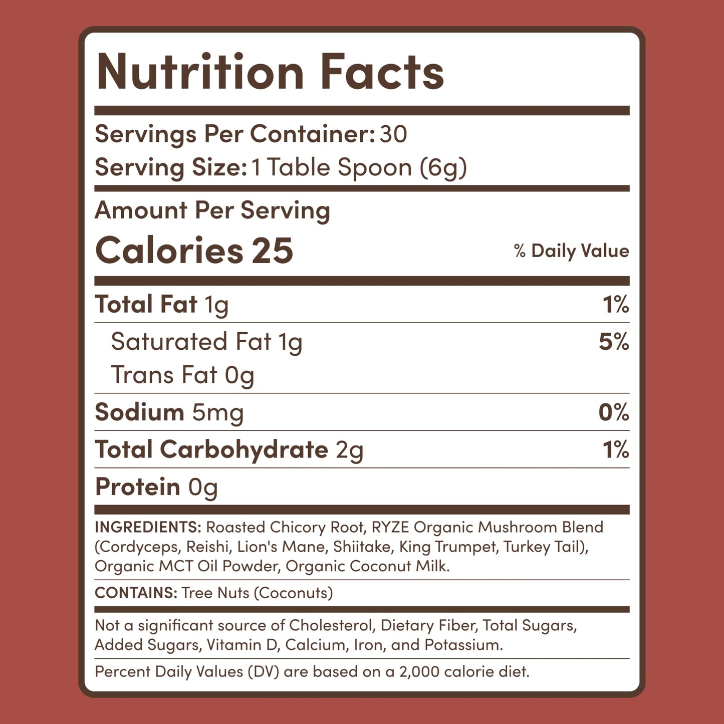 Mushroom Chicory (1 Pack - 30 Servings) - 33R7