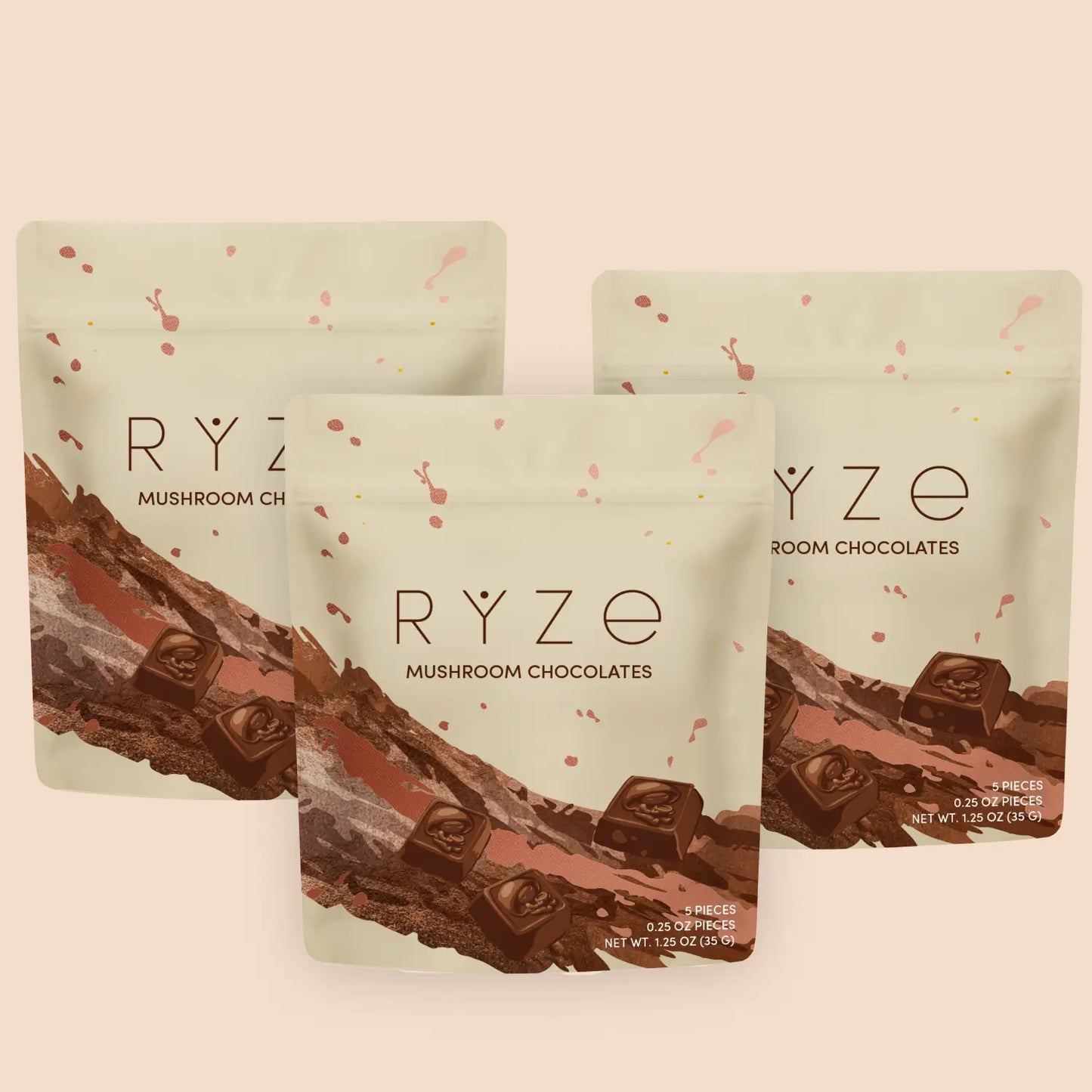 Mushroom Chocolates Rye (15 pieces) - XCMT