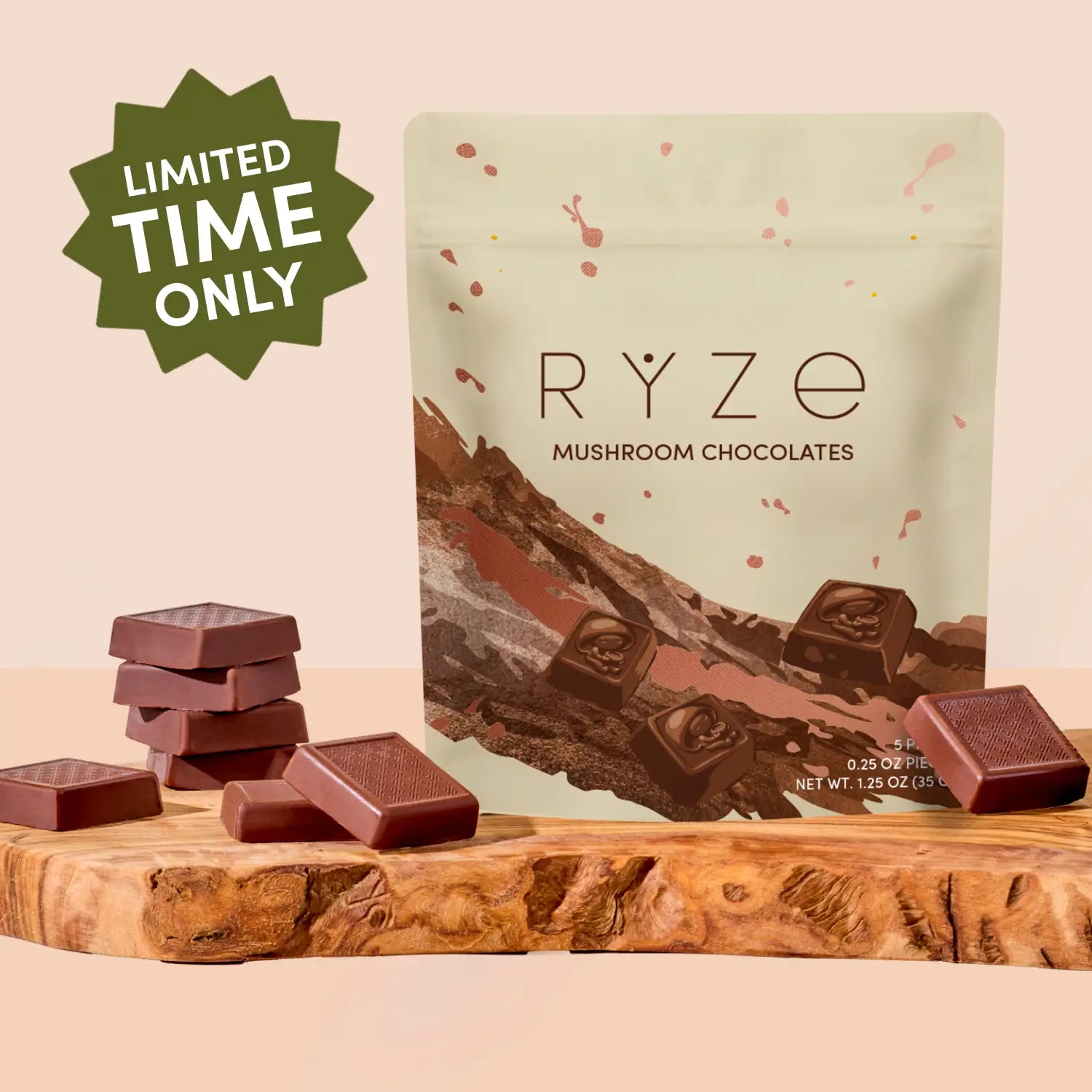 Mushroom Chocolates Rye (15 pieces) - XCMT