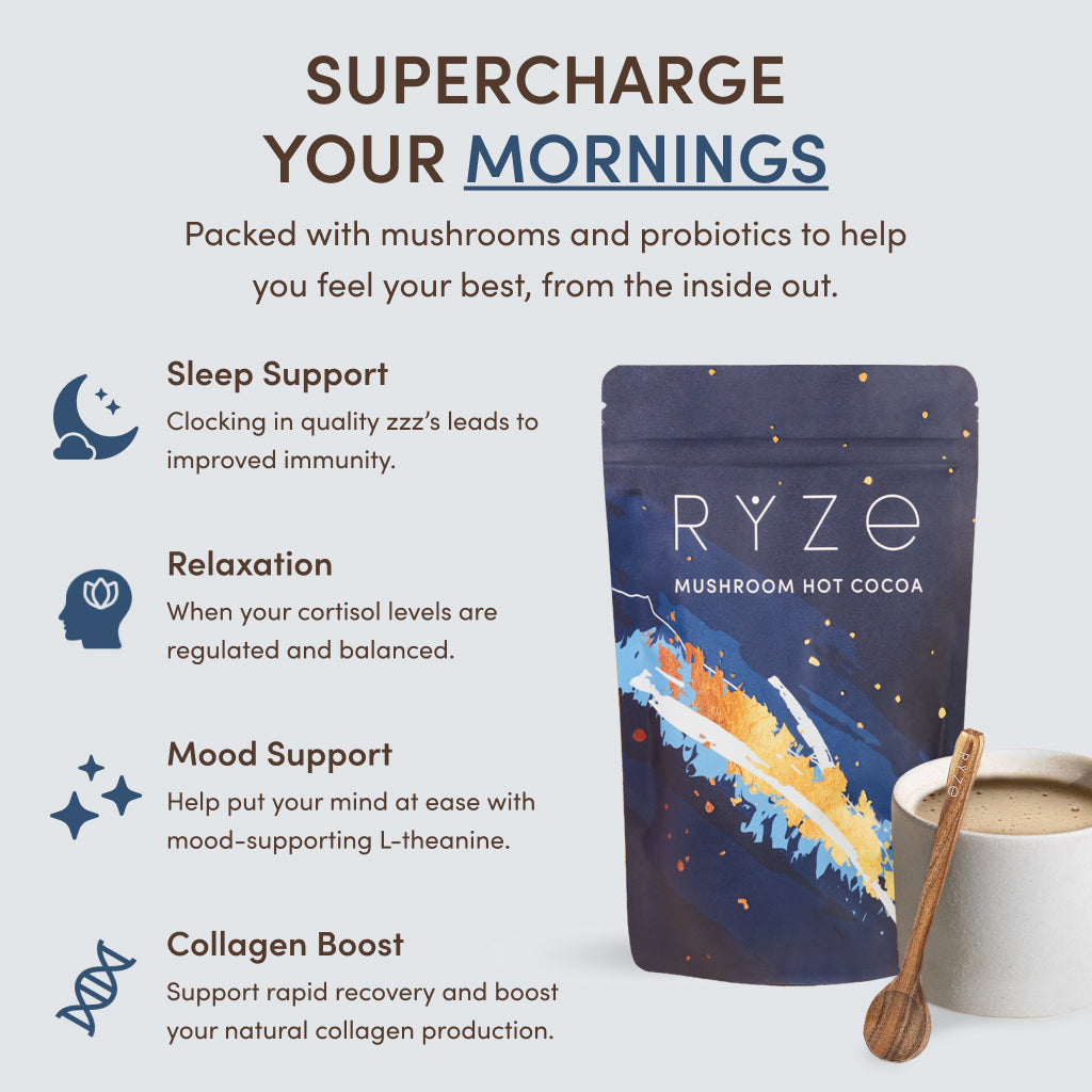 RYZE Nighttime Mushroom Cocoa Starter Bag - V5K0