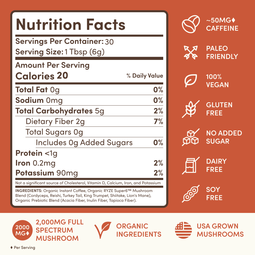 Mushroom Coffee (30 Servings) - XM2O