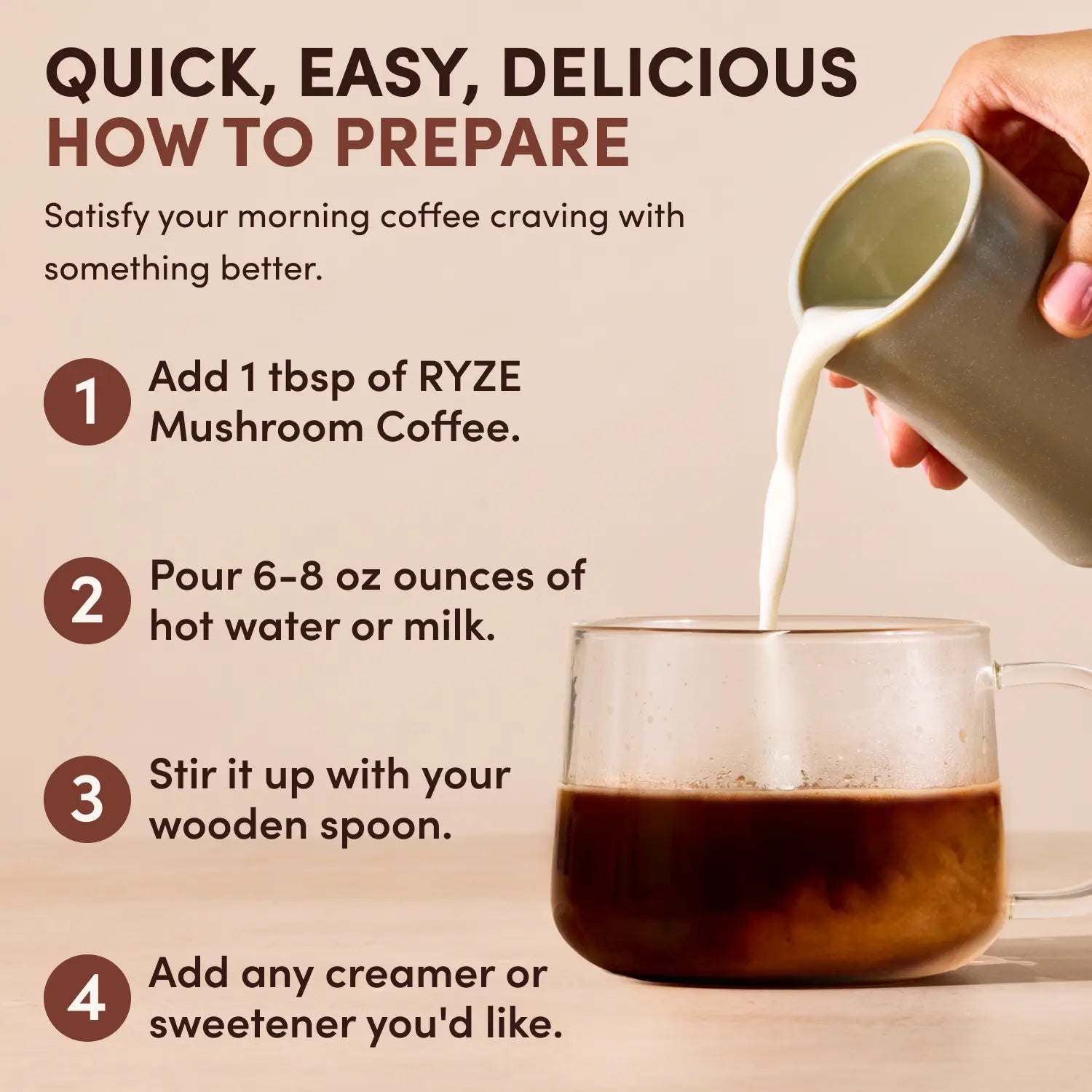 Mushroom Coffee Dark Roast (30 Servings) - 9ZY0