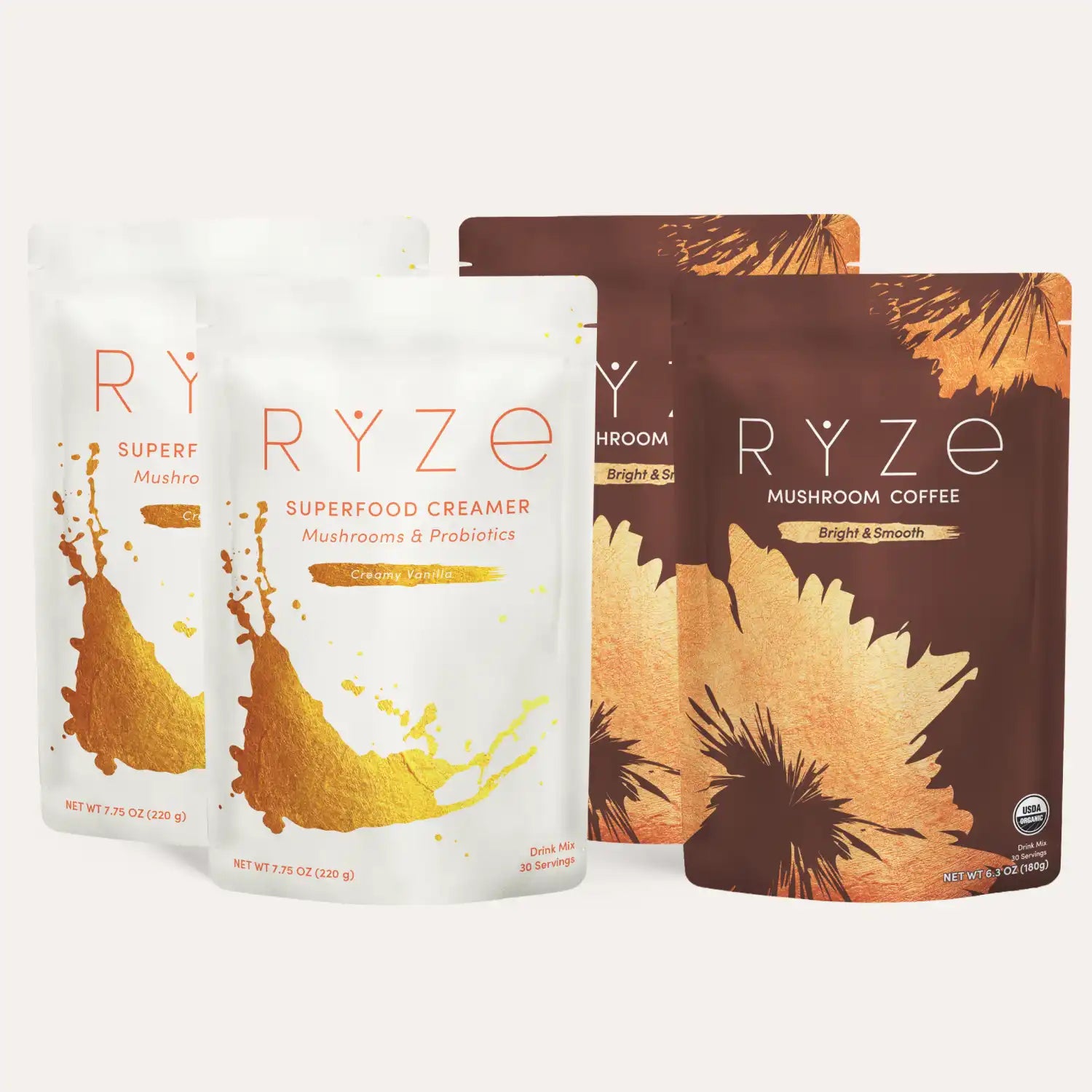 RYZE Lovers Gift Set (2 Coffees + 2 Creamers) - JNIN
