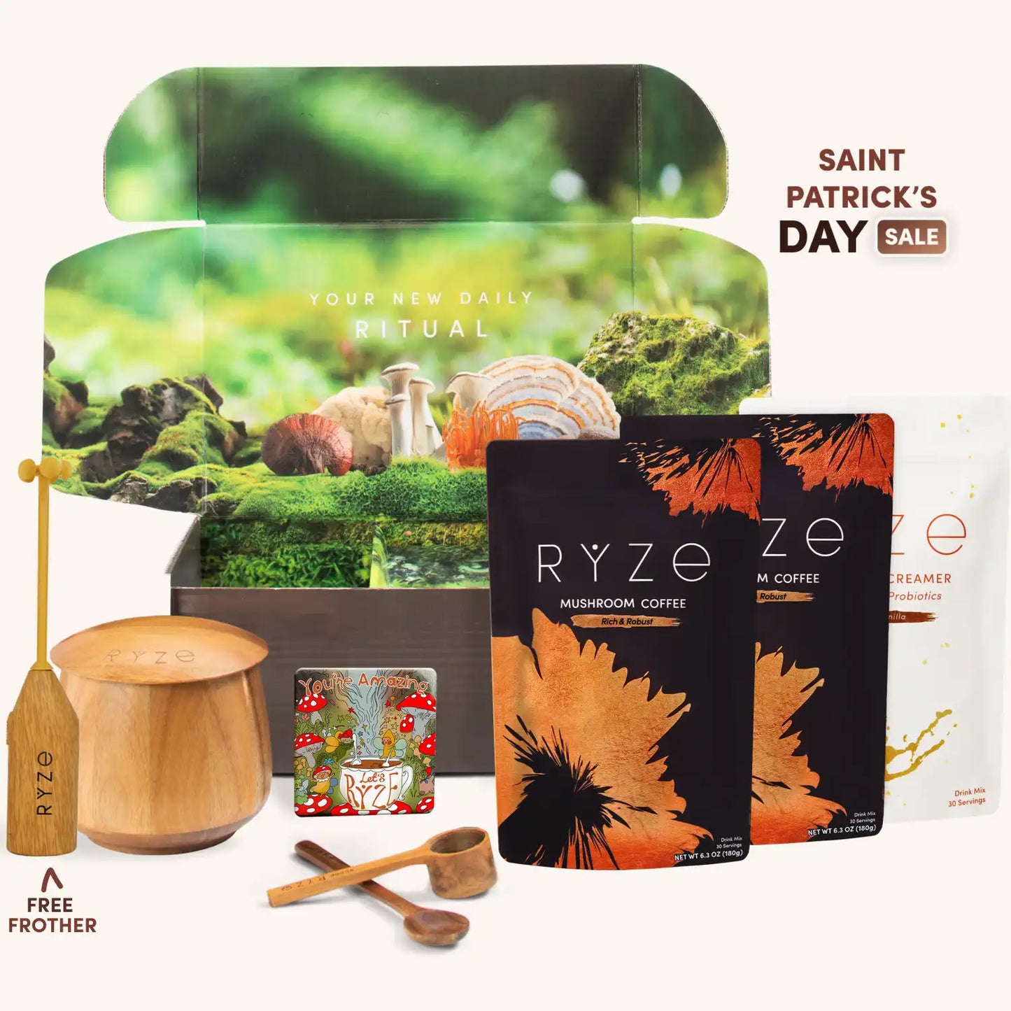 Mushroom Coffee House Blend Ritual Set - WN8S