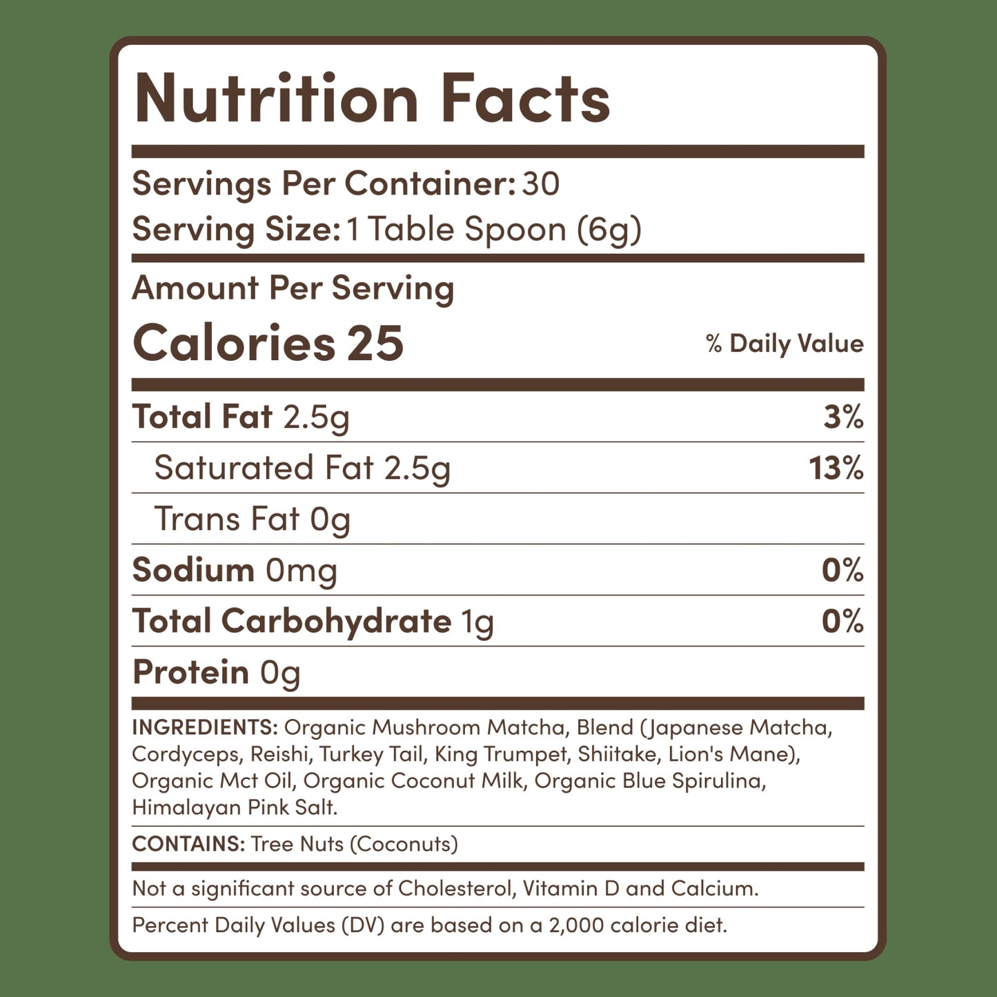 Mushroom Matcha (1 Pack - 30 Servings) - D925