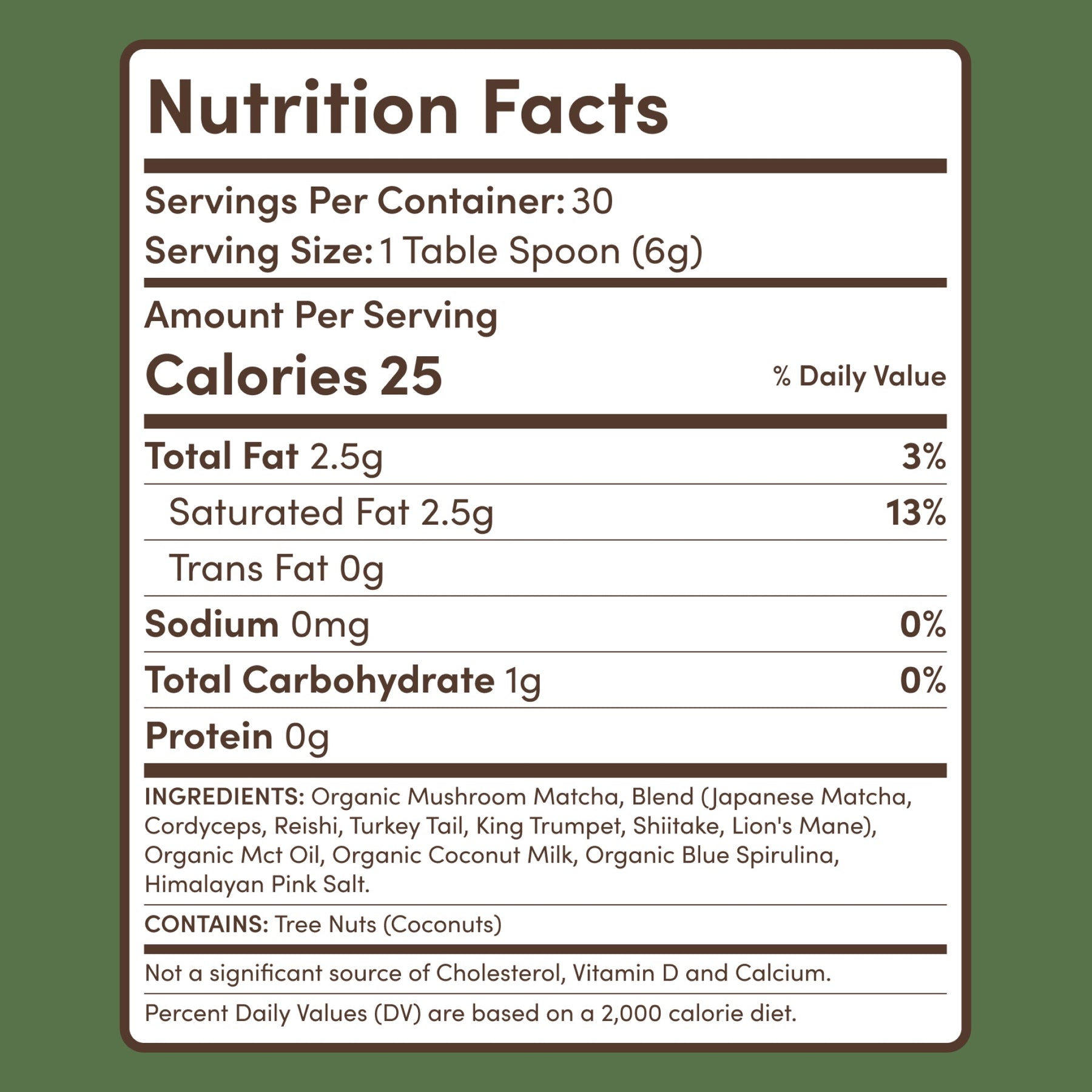 Mushroom Matcha (1 Pack - 30 Servings) - D925