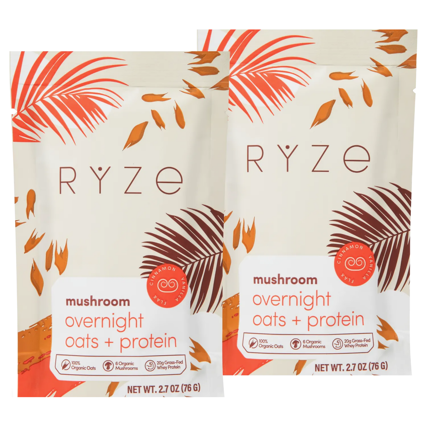 Mushroom Overnight Oats: 28 Servings - VFNC