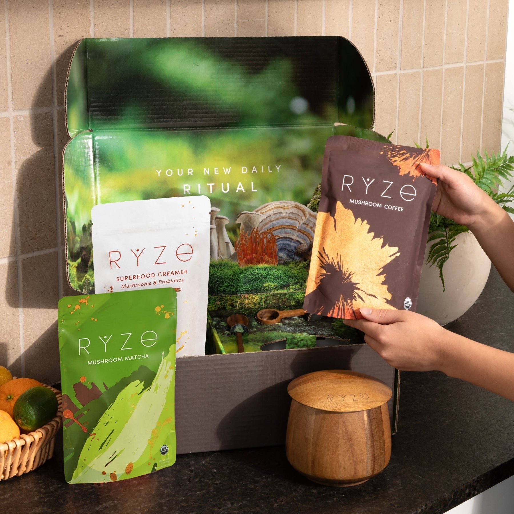 RYZE Ritual Set (Matcha + Coffee) Rebill - 2QAV