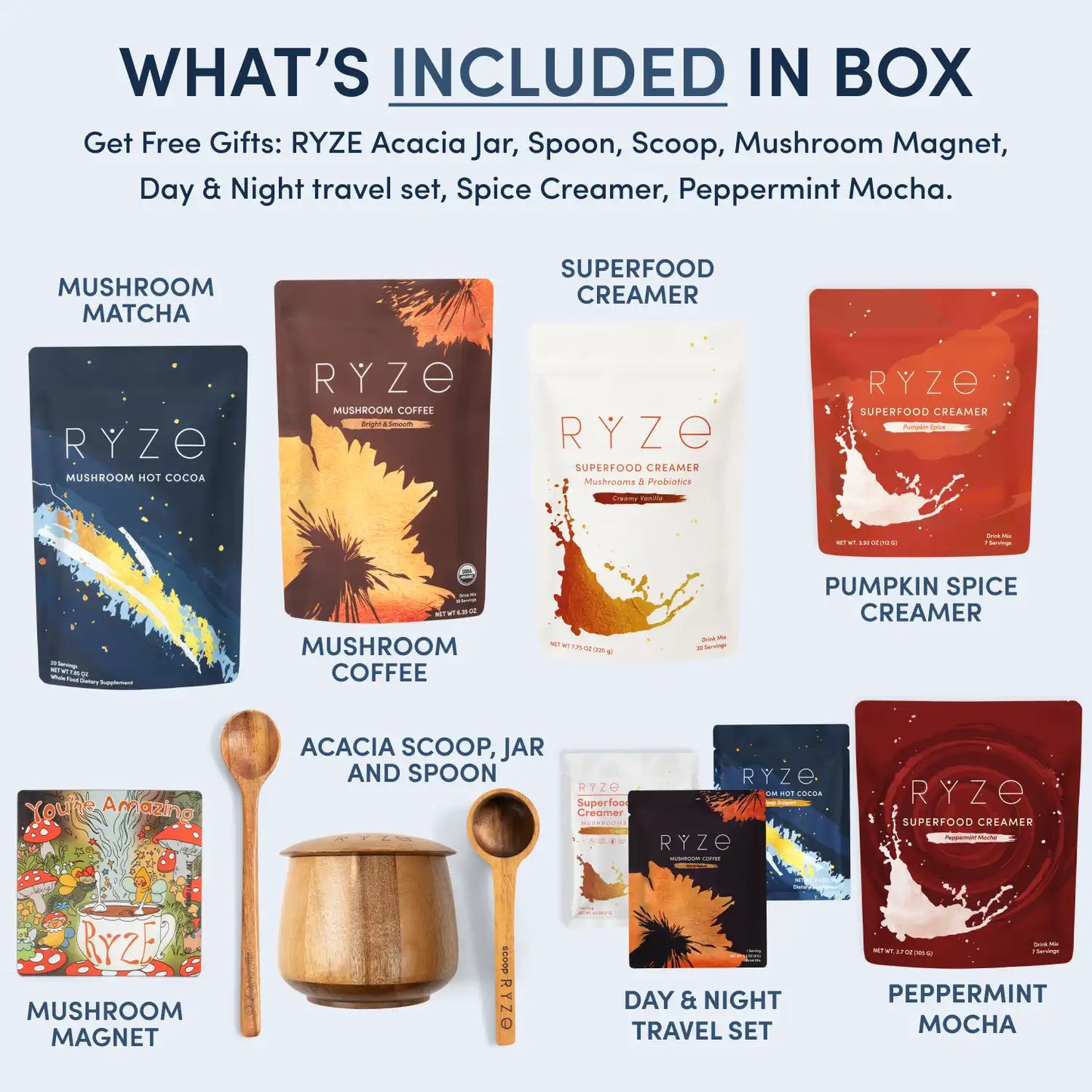 RYZE Ritual Set: Cocoa + Coffee - NVW8
