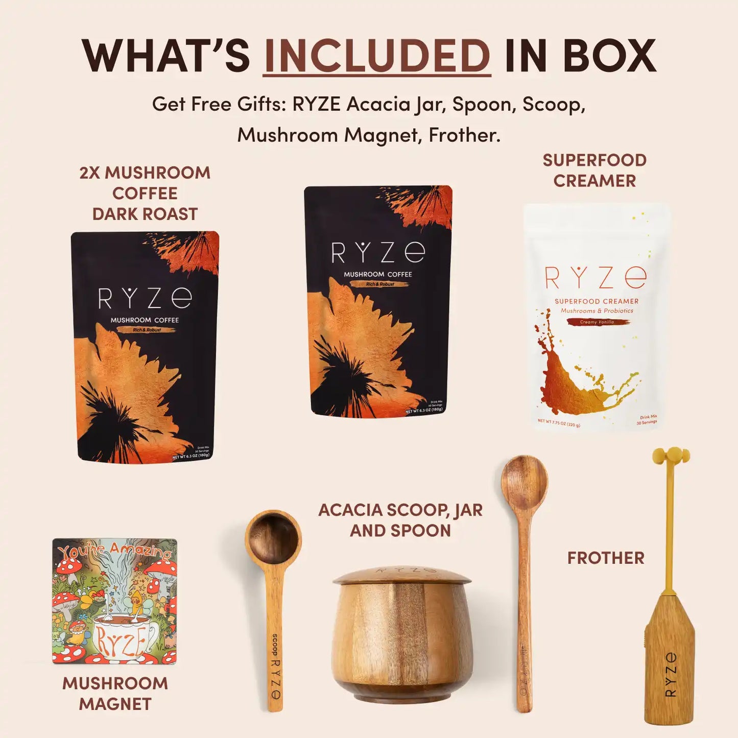 Mushroom Coffee House Blend Ritual Set - WN8S