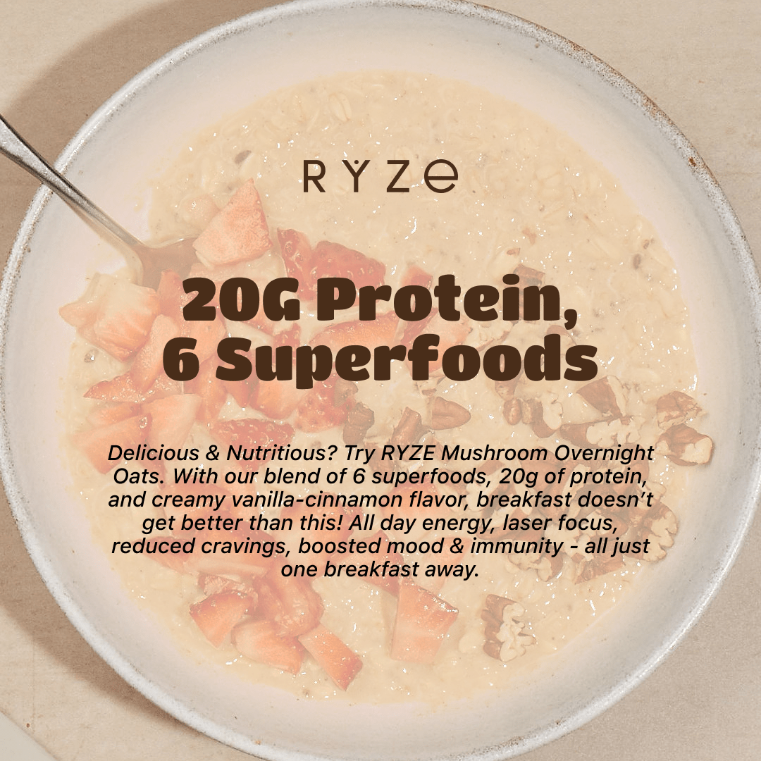 Mushroom Overnight Oats Pack (14 Servings) - BFH3