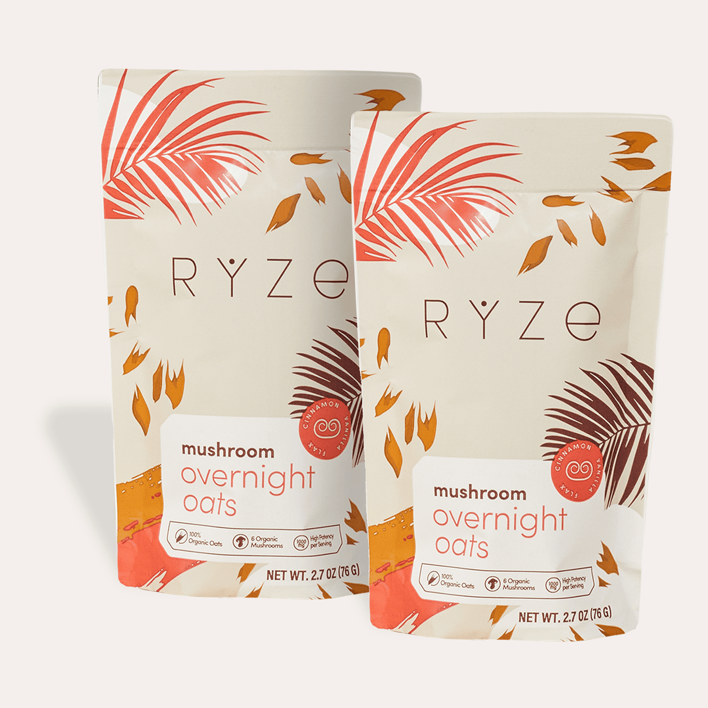 Mushroom Overnight Oats Pack (28 Servings) - MHVW
