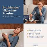 RYZE Hot Cocoa - with 6 Sleep Superfoods to Help Fall Asleep and Stay Asleep - ZNM4
