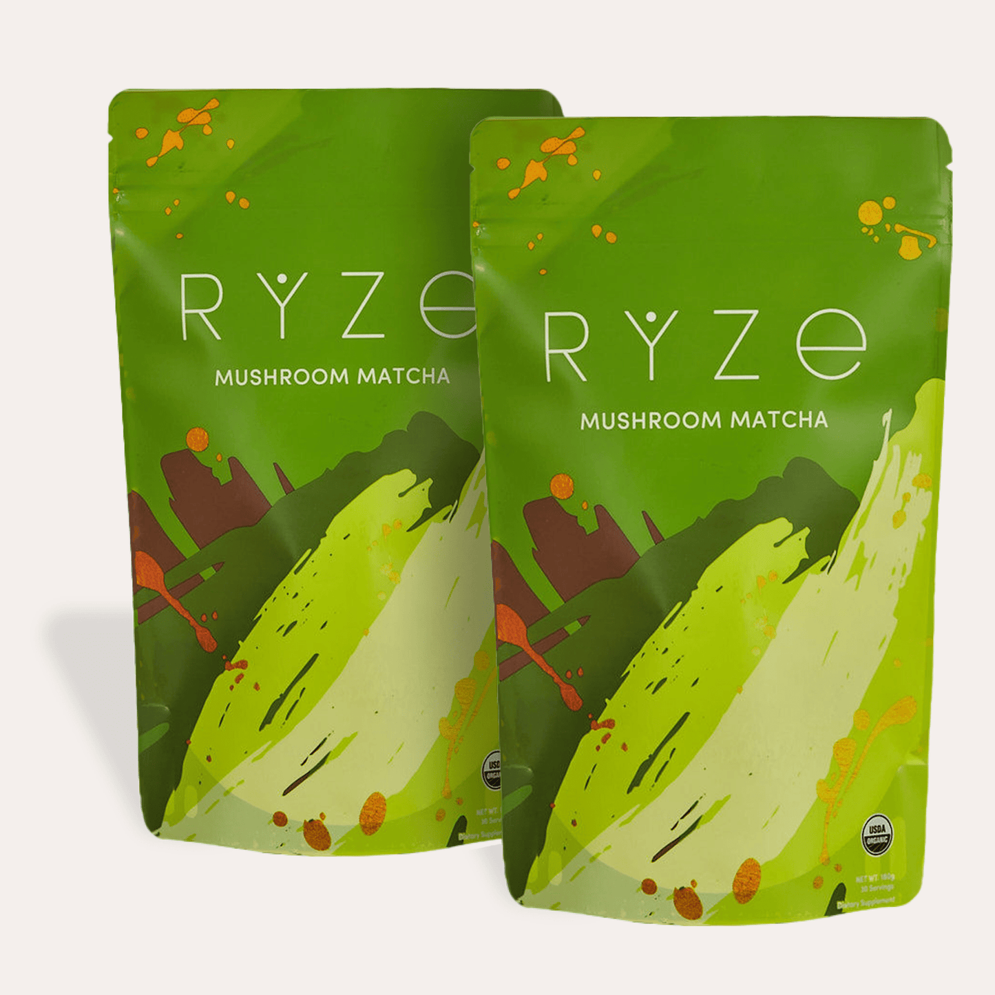 RYZE Organic Mushroom Matcha Starter Kit (60 servings) - W361