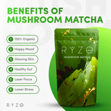RYZE Organic Mushroom Matcha Starter Kit (60 servings) - W361